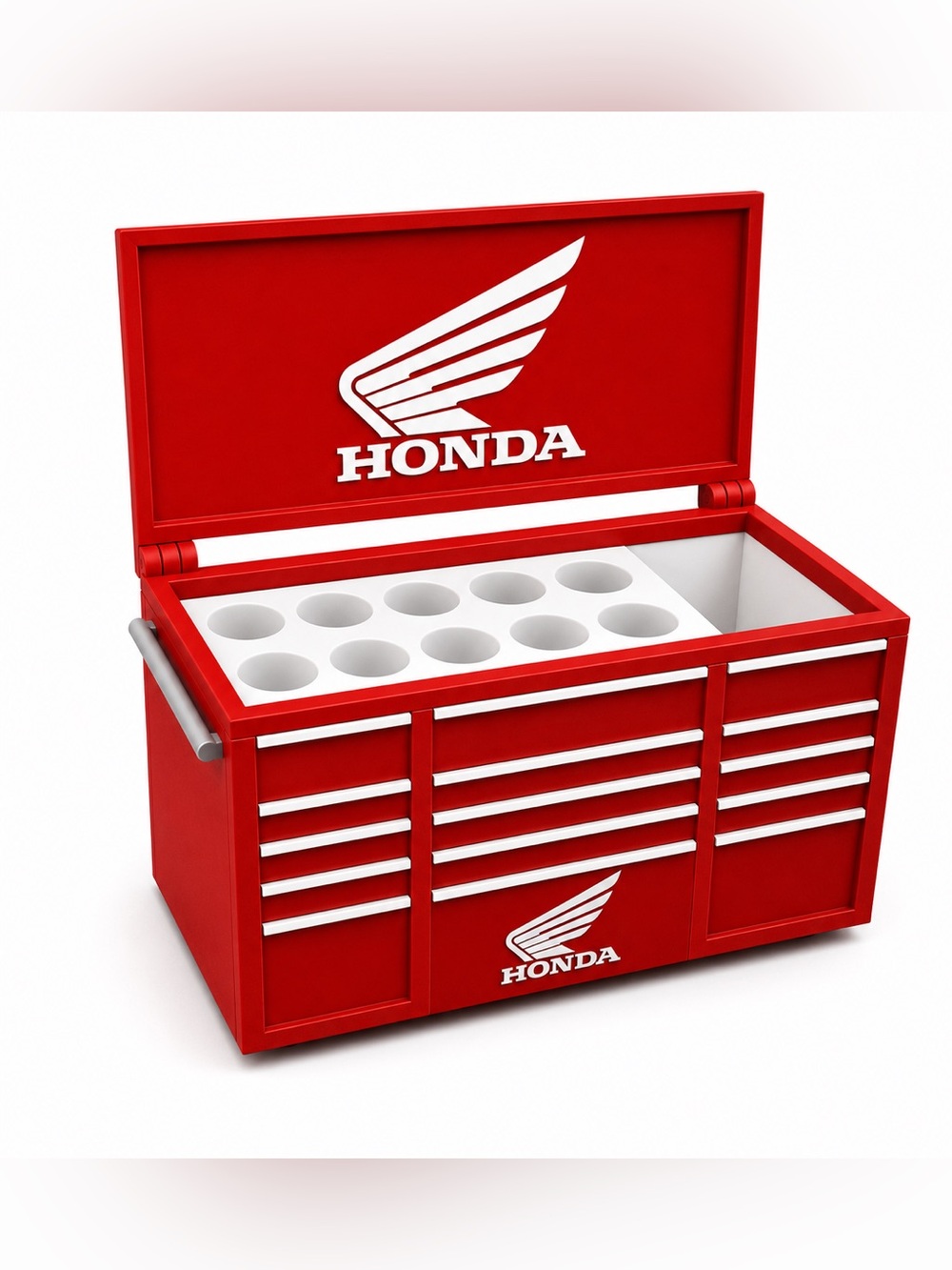 Honda Mini Toolbox Pen And Trinket Holder Desk Top Organizer